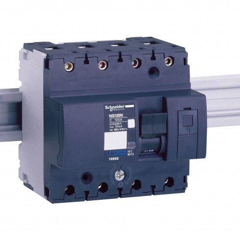 Acti9 NG125N – Disjoncteur Modulaire – 4P – 100A – Courbe C