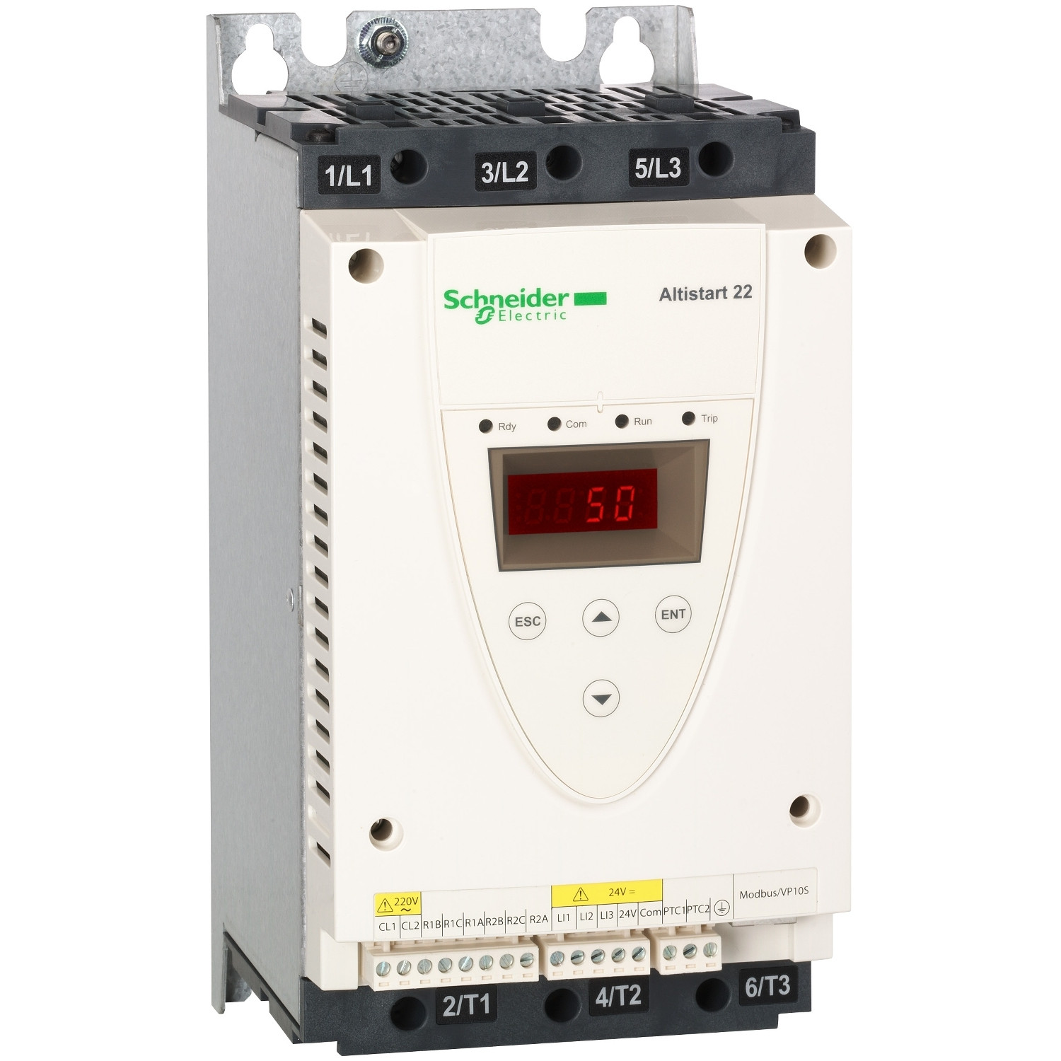 Altistart – ATS22 démarreur progressif 3 phases contrôle – 17A – 230V à 440V