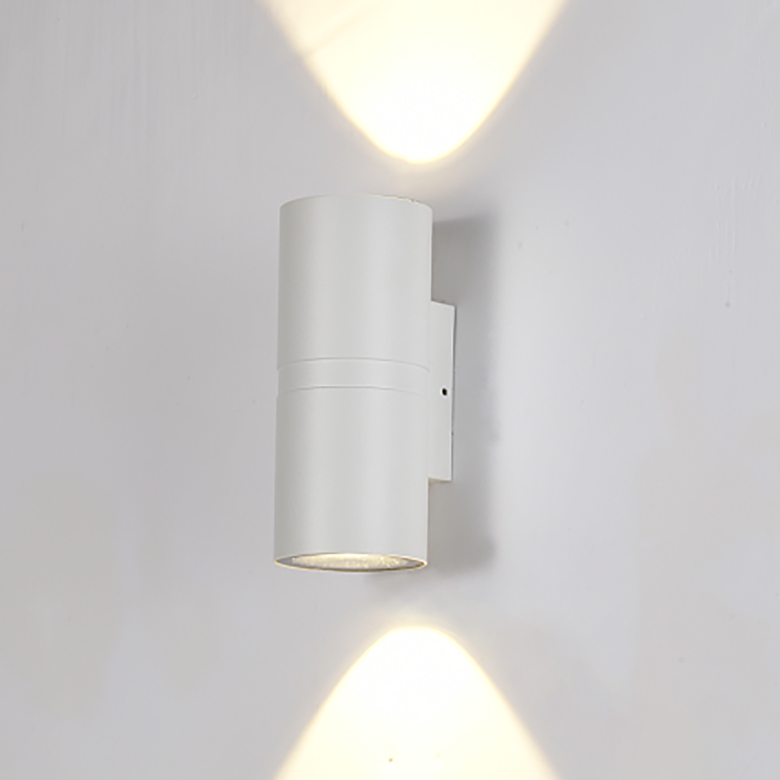 Applique murale extérieure LED 6W×2 IP54 noir 3000K L80×W68×H160 mm