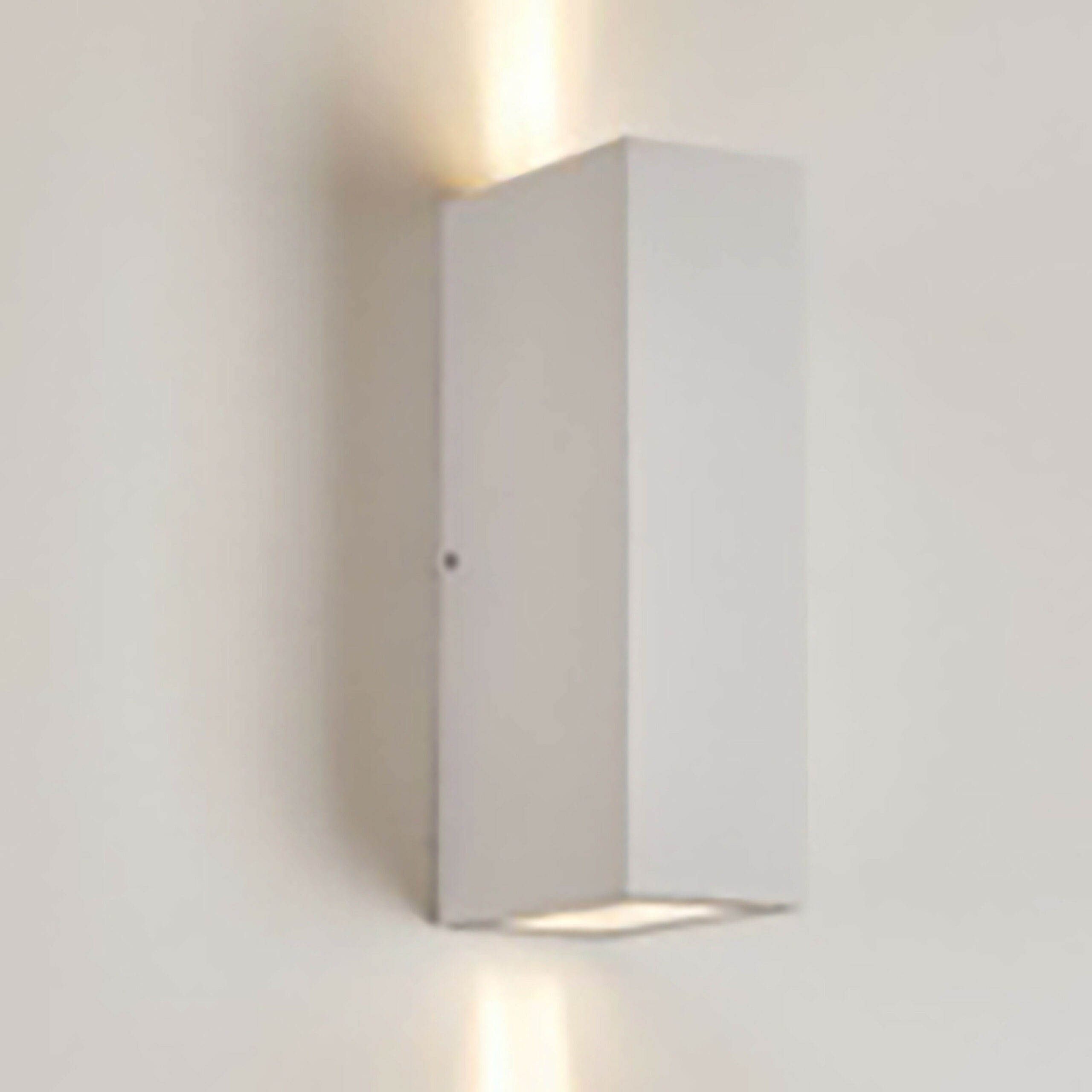 Applique murale LED 5W IP65 noir 3000K L60×W60×H160 mm