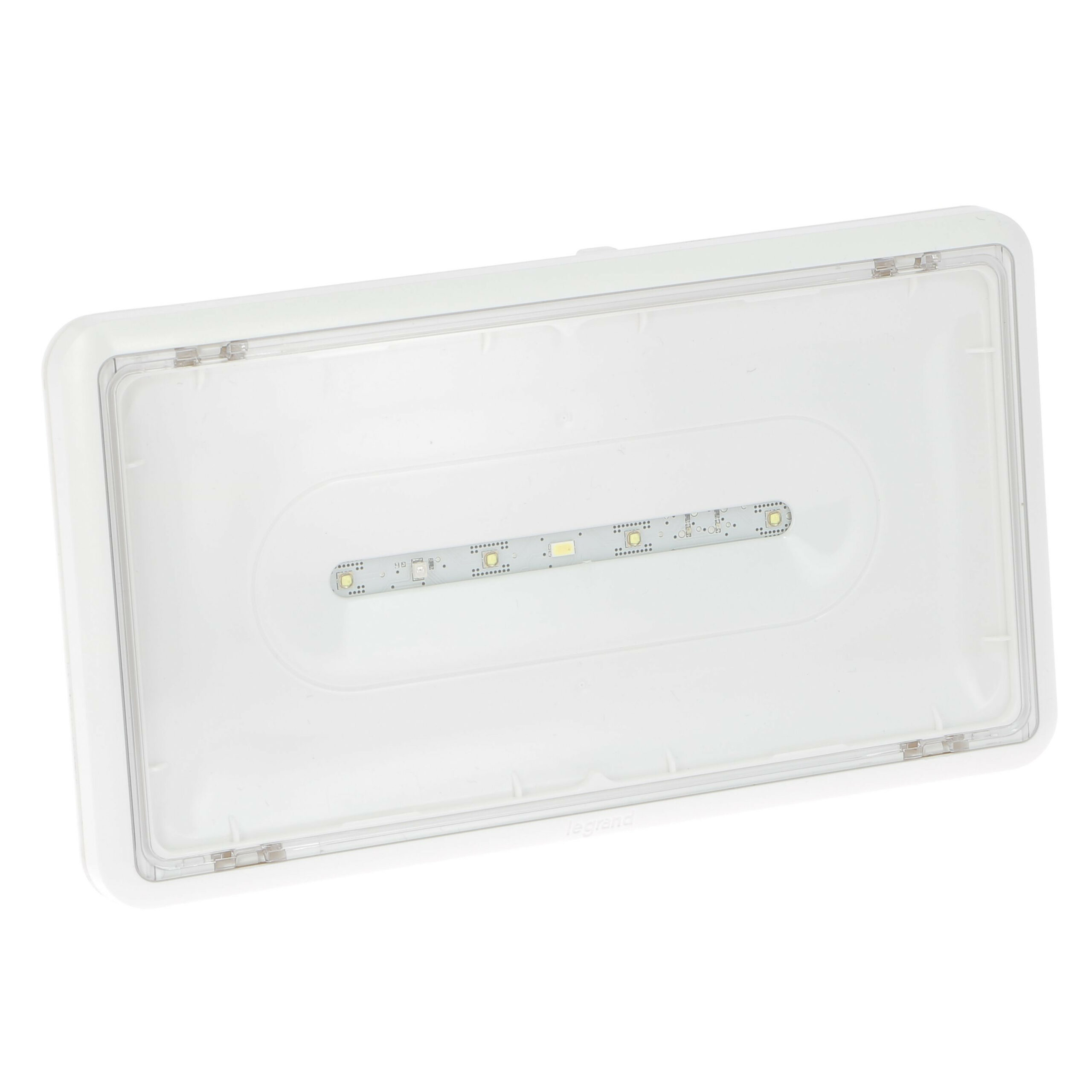 BAEH saillie à LEDs 8lm 5h IP43 IK07 plastique SATI Connecté pour bâtiments d’habitation