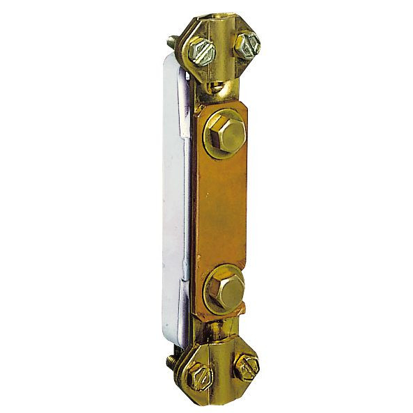 Barrette terre a cosses basse avec platine