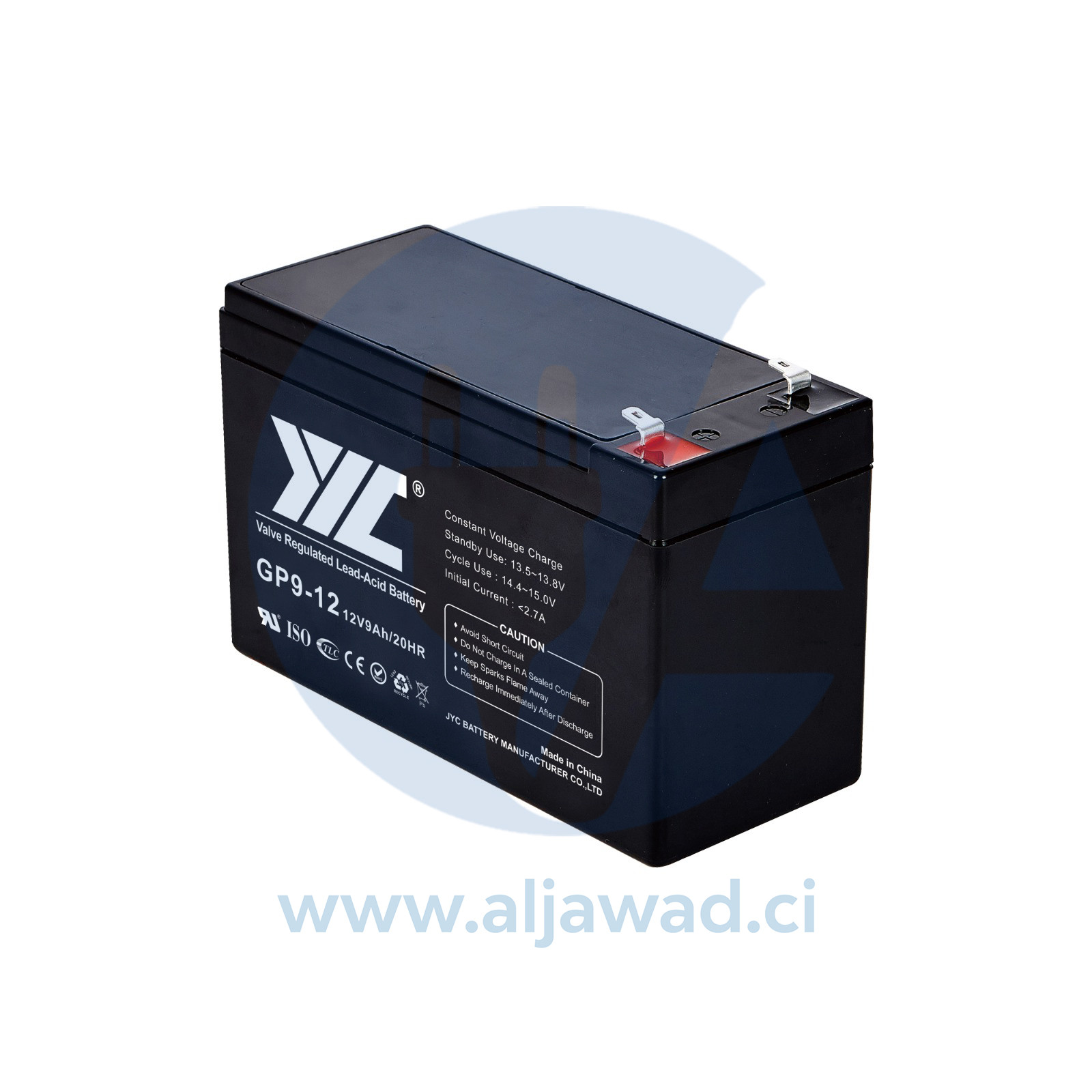 Batterie AGM 12V 9Ah – GP9-12 JYC BATTERY
