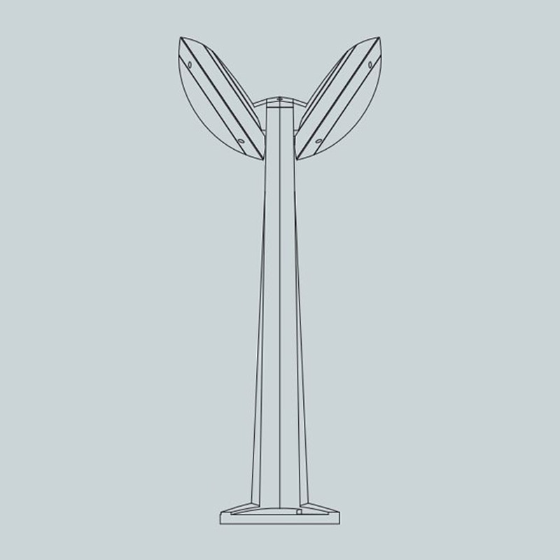 Borne d’éclairage Gabri Remi/Lucia 1m Gris 2 L