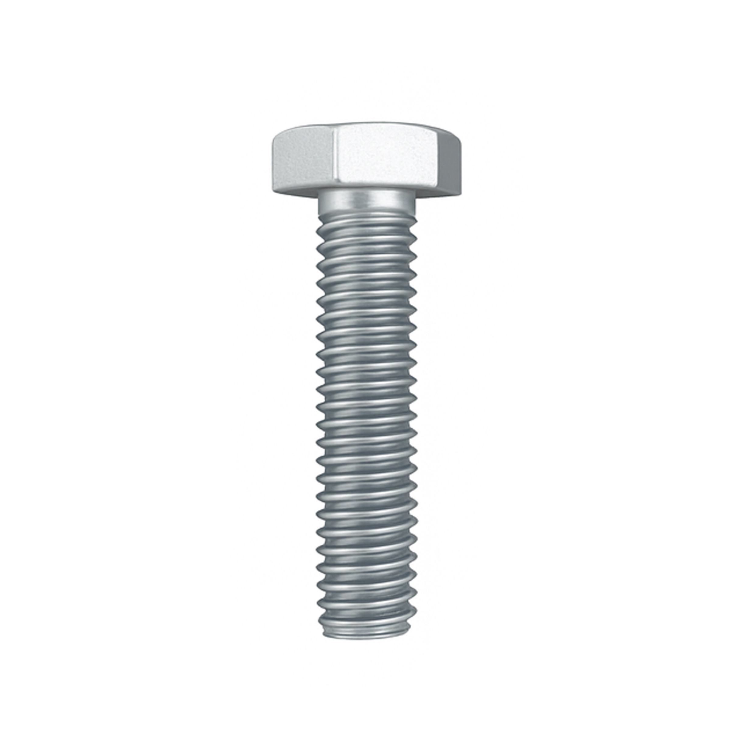 Boulon à tête hexagonale en Acier zingué 6 x 20 mm