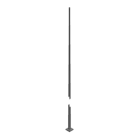 Candélabre 9mDC Altair H7m+Cr OC Double S1,5m H2m