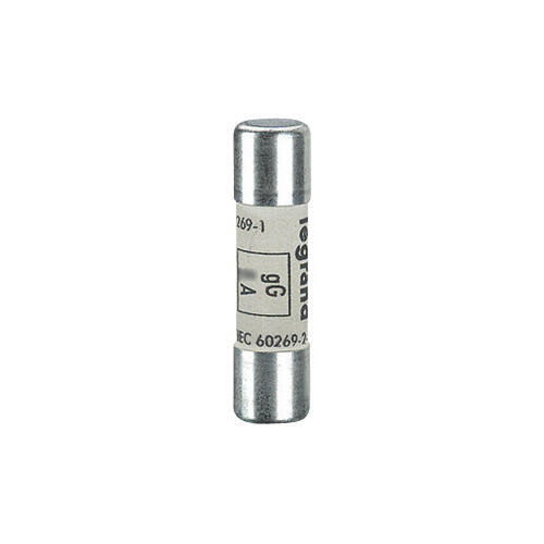 Cartouche industrielle cylindrique typegG 10x38mm sans voyant – 1A