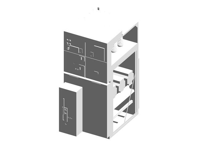 Cellule SM6 (AIS) DM2 24 KV Disjoncteur Double Sect 400A – SM61DSKA2RB4003