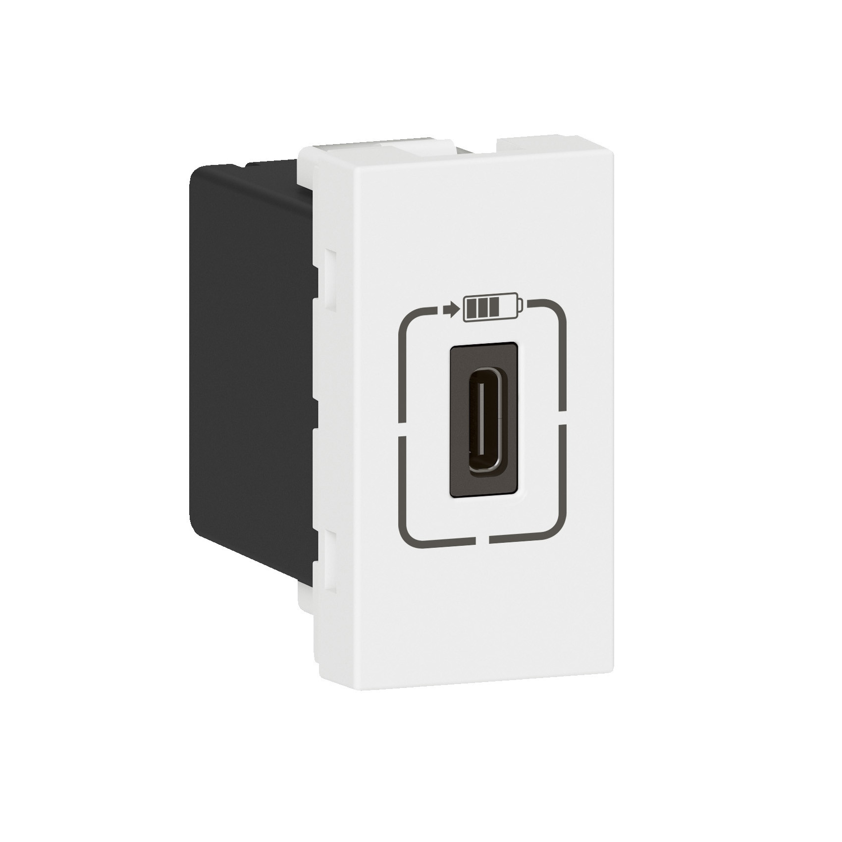 Chargeur USB Type-C 1,5A 5V 7,5W Mosaic 1 module 230V – blanc