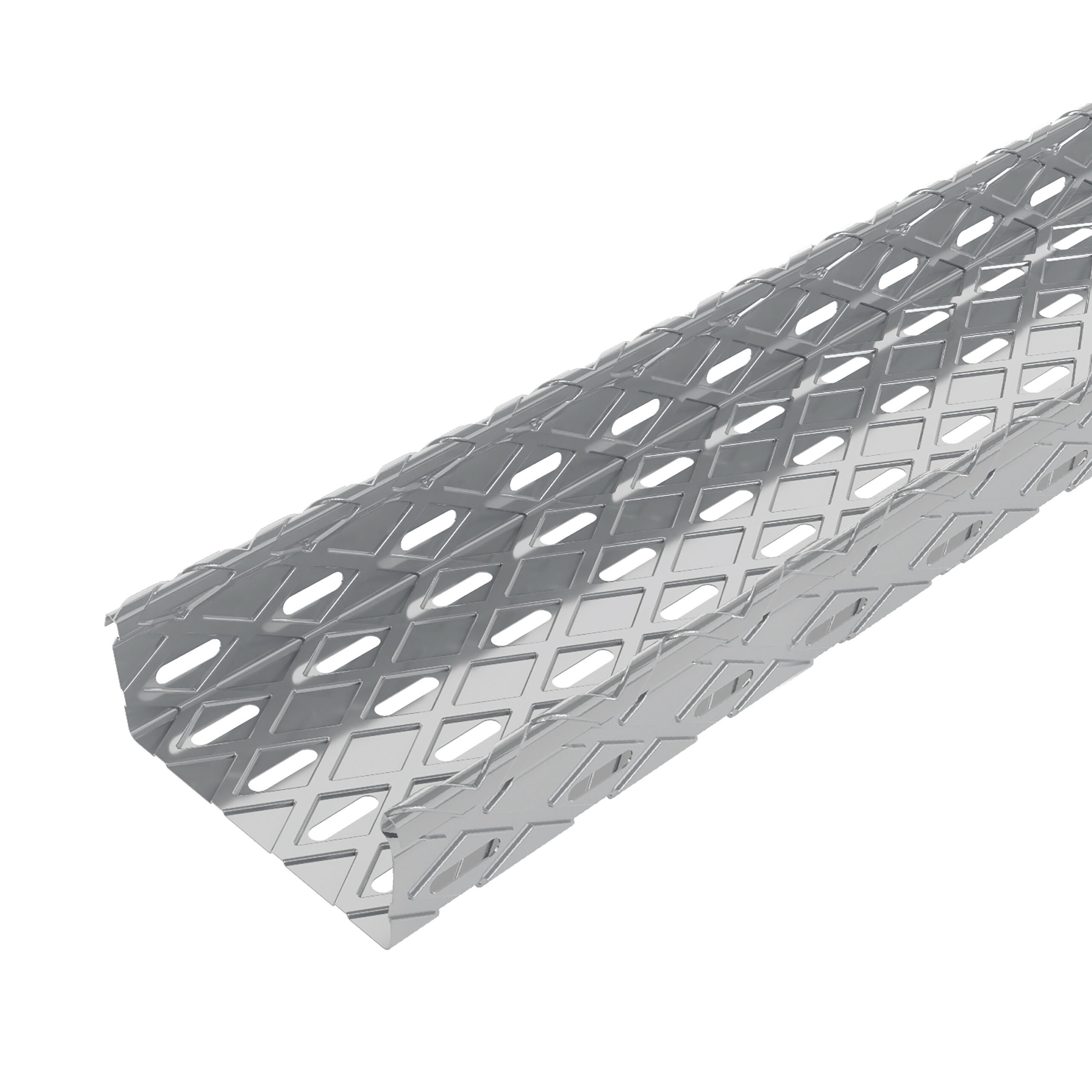 Chemin de câbles tôle perforée à bords roulés BRX50 – Largeur 305mm – finition Z275