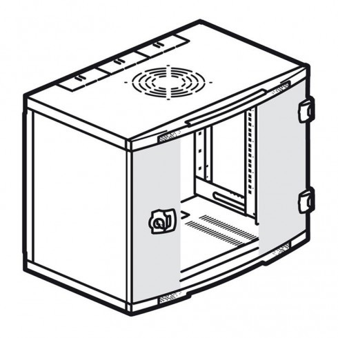 Coffret Fixe 19P LCS³ Fixes Capacité 12U – 600×600 Mm – Profondeur 580mm