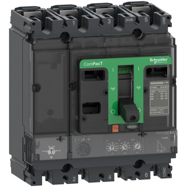 ComPacT NSX250N – disjoncteur – MicroLogic 2.2 250A – 4P4D – 50kA – montage fixe