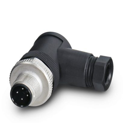 Connecteur mâle coudé 4 Pôles M12 – SACC-M12MR-4CON-PG7