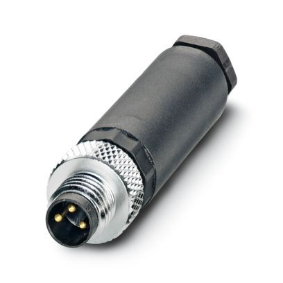 Connecteur mâle droit 3 Pôles M8 – SACC-M 8MS-3CON-M-SW