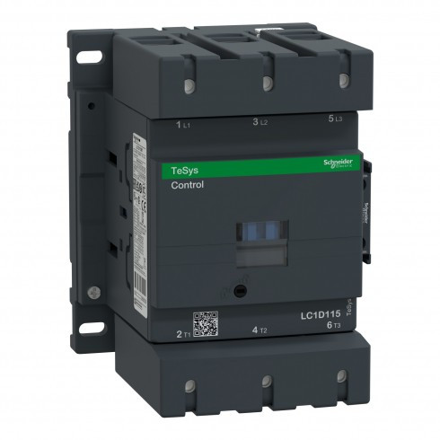 Contacteur Triphasé TeSys LC1D115E7- 3P – 115A – AC-3 440V – Bobine 48Vca