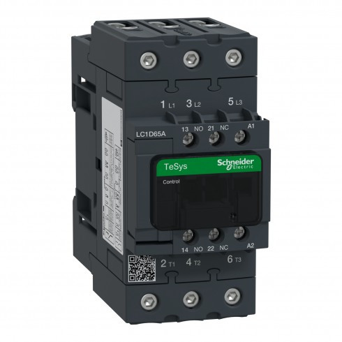 Contacteur Triphasé TeSys LC1D65E7- 3P – 65A- AC-3 440V – Bobine 48Vca