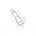 Cosse tubulaire cuivre étamé – 150mm² – Diamètre 12