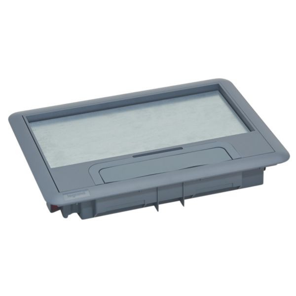 Couvercle plastique pour boîte de sol version standard 8 modules ou 12 modules