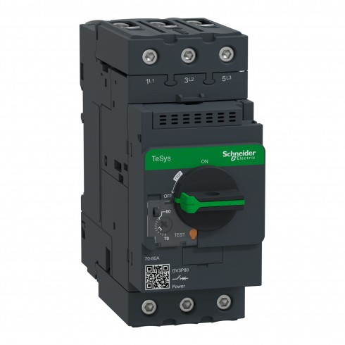 Disjoncteur Moteur Tesys GV3P80- 70 À 80A- 3P – Declencheur Magnetique