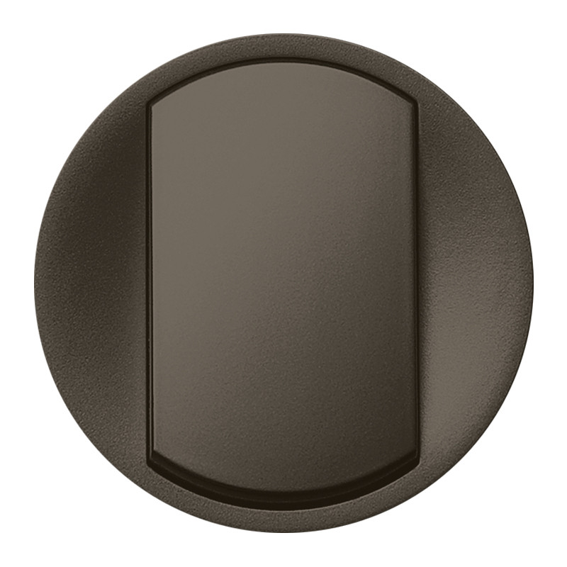 Enjoliveur Céliane doigt large pour interrupteur bipolaire – finition graphite