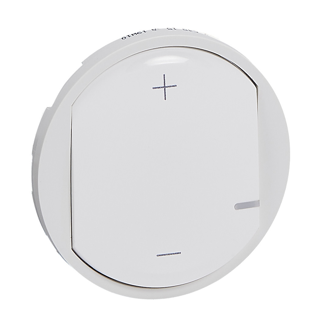 Enjoliveur Céliane pour variateur universel 2 fils sans neutre – finition blanc