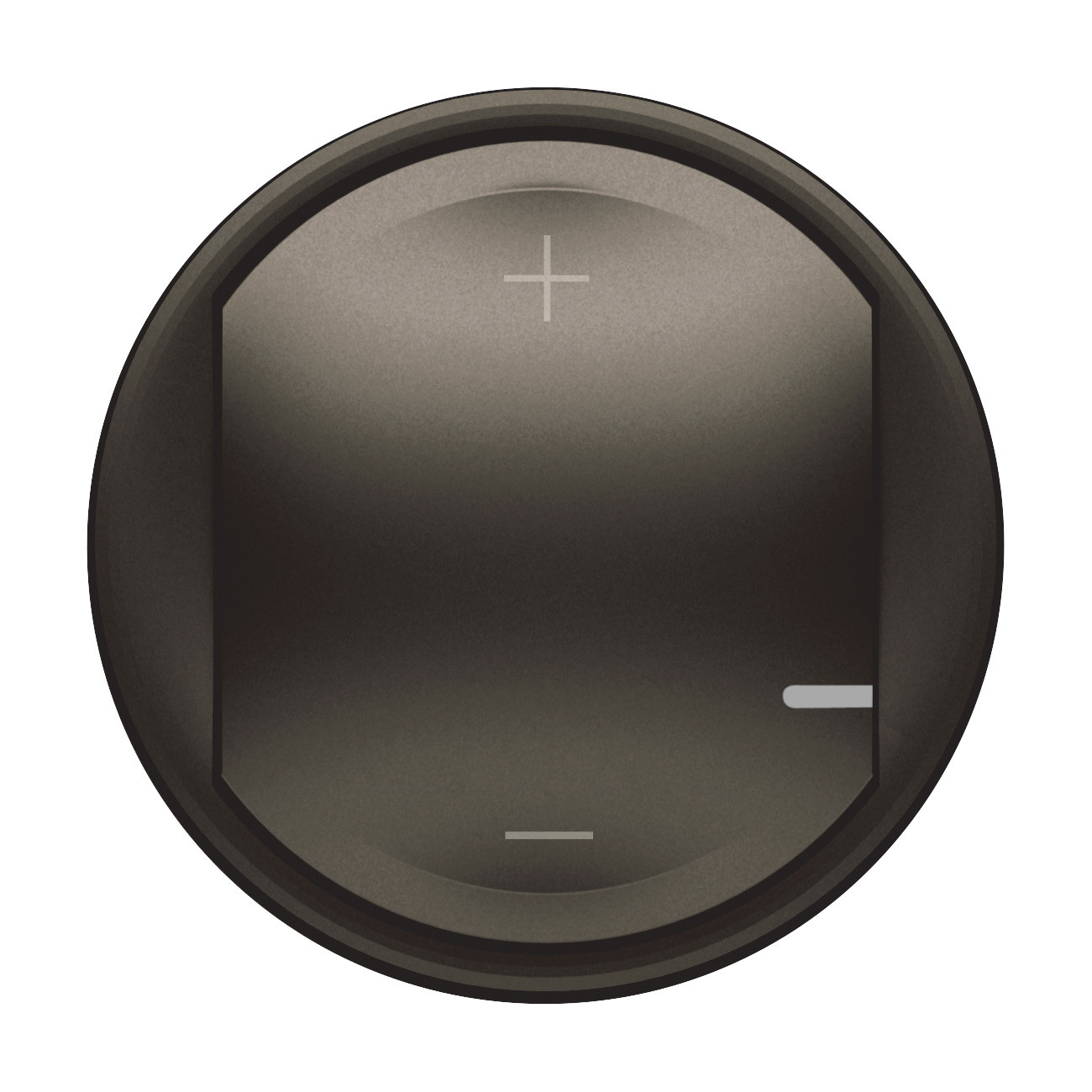 Enjoliveur Céliane pour variateur universel 2 fils sans neutre – finition graphite