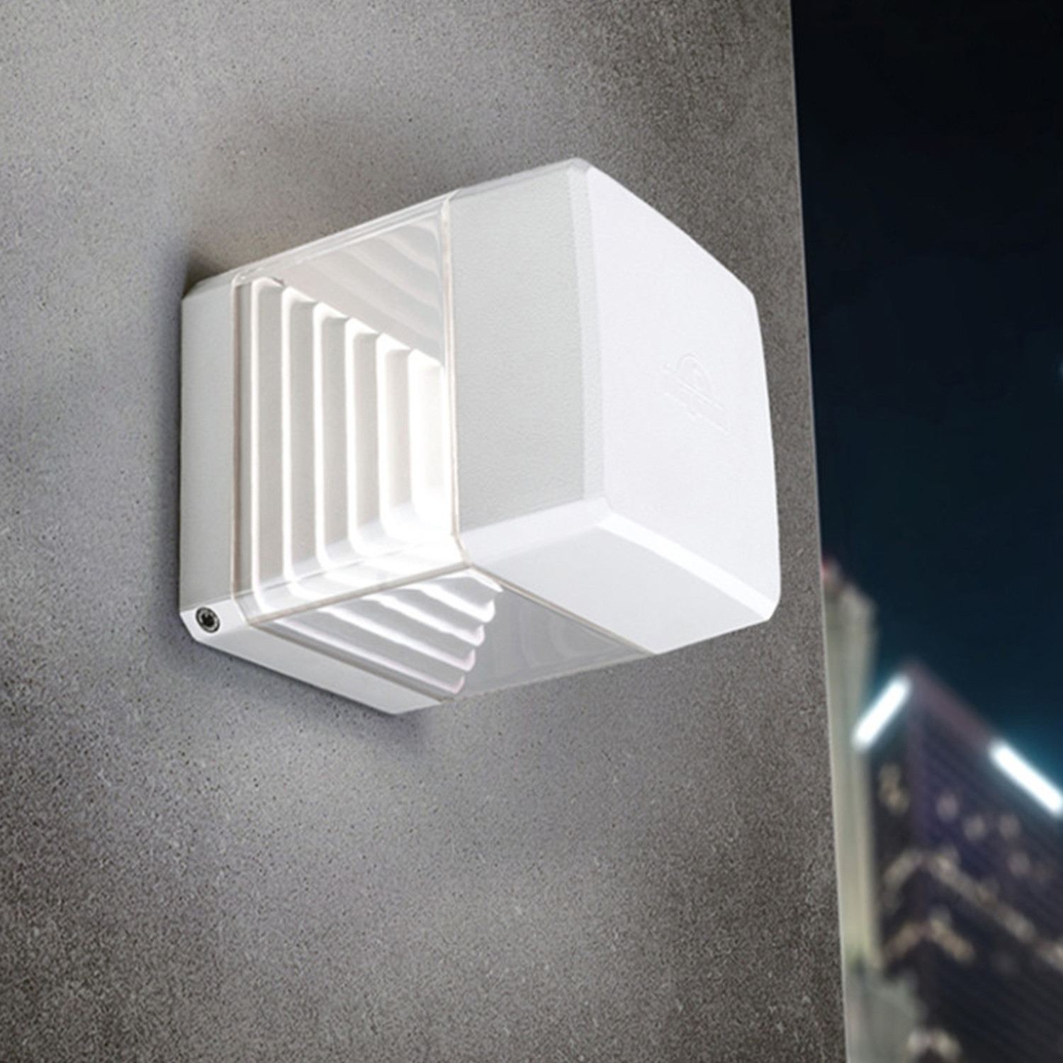 Ester Wall Gris Transp Led GX53 1OW 4K