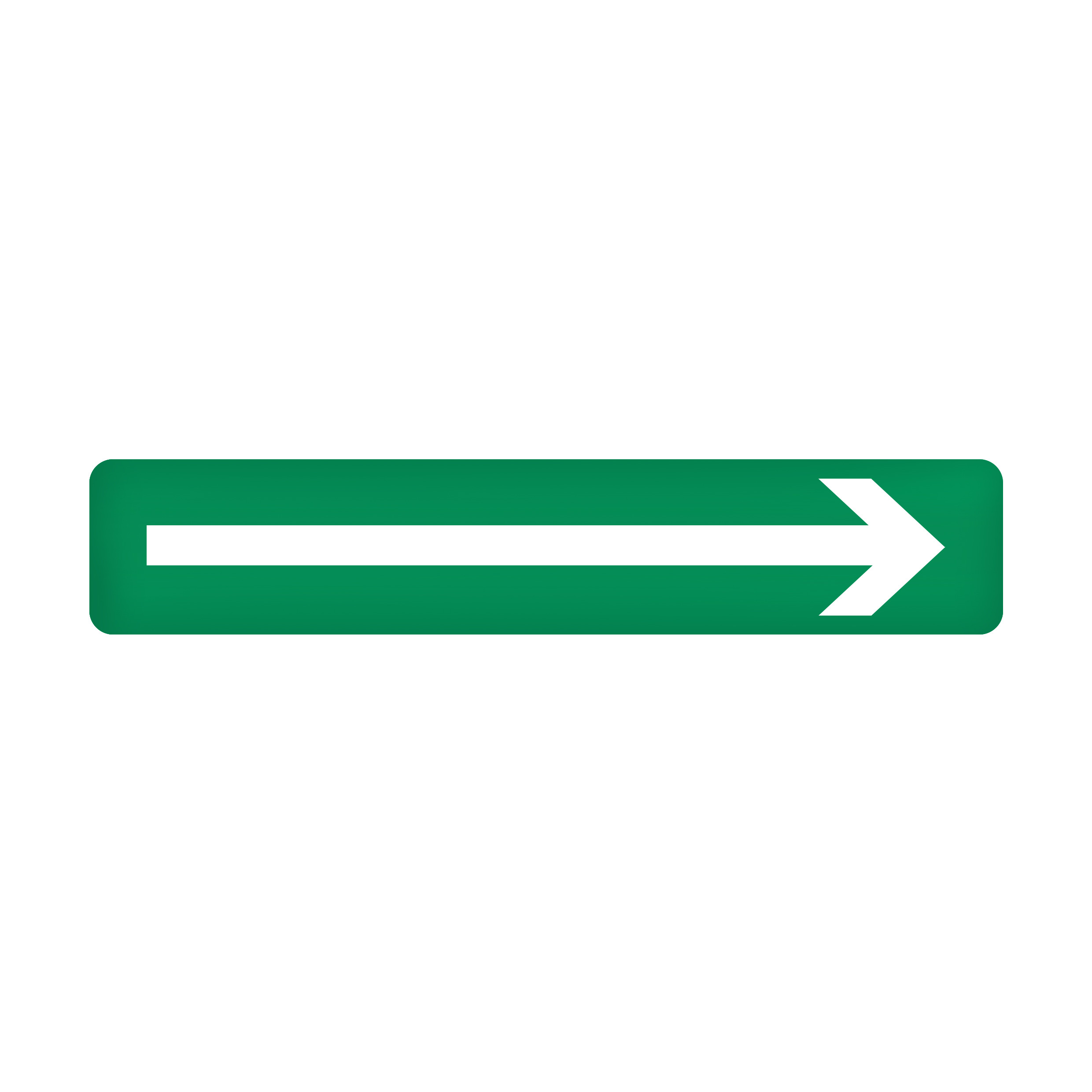 Etiquette signalisation complémentaire pour BAES – grande flèche