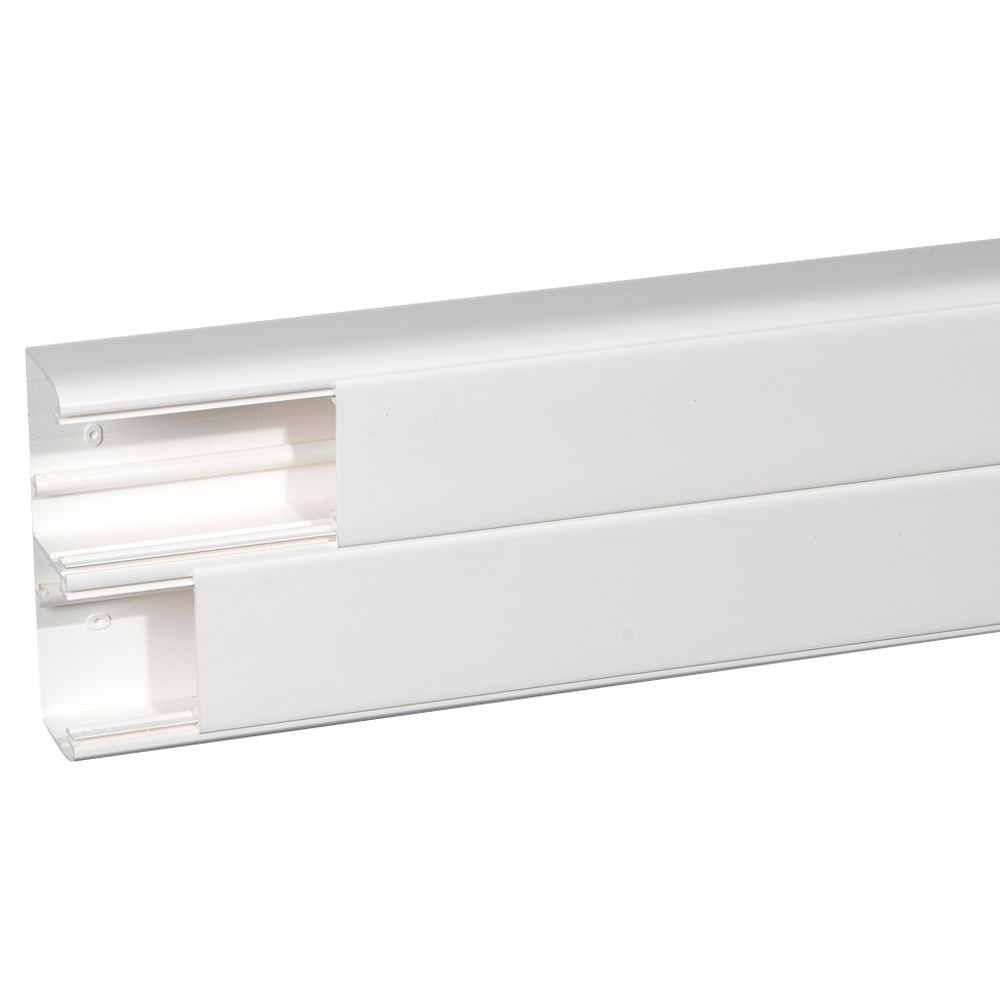 Goulotte 2 compartiments DLP monobloc – 50x150mm – blanc