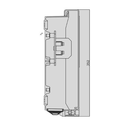 Grille derivation 1Arrivée 50mm² TRI max 50mm² – 3Depart TRI max 50mm² – E560137