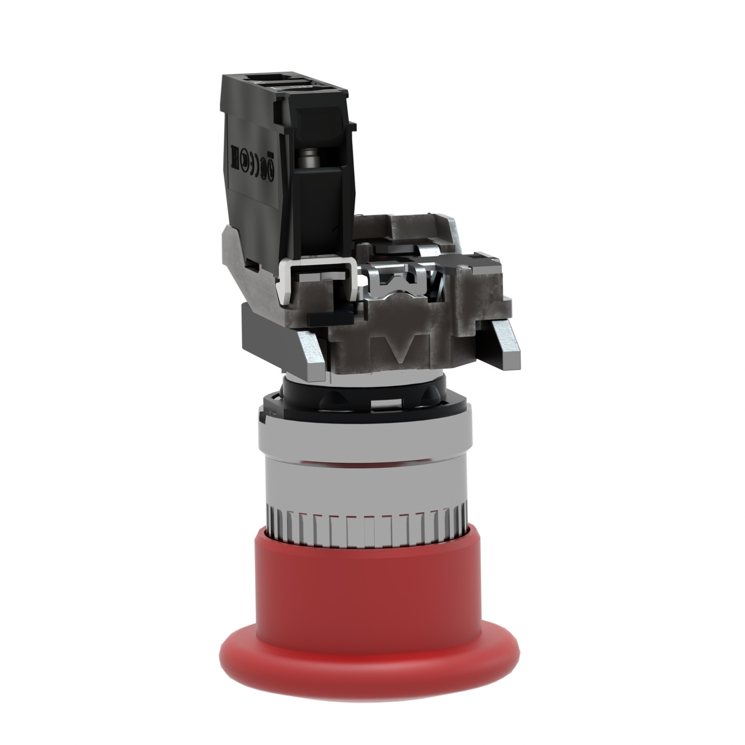 Harmony – bouton poussoir arrêt d’urgence XB4 – Ø 22mm – rouge – pousser/tirer