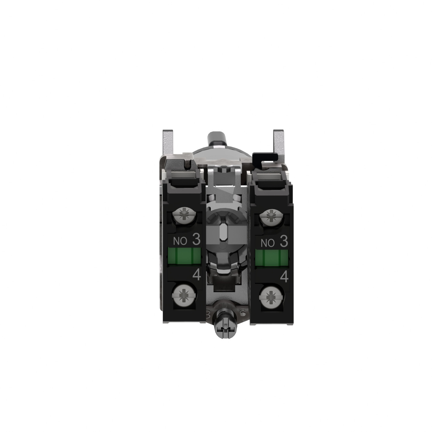 Harmony XB4 – bouton à clé 455 – Ø22 – 3 pos fix – retr GCD – 2F – vis