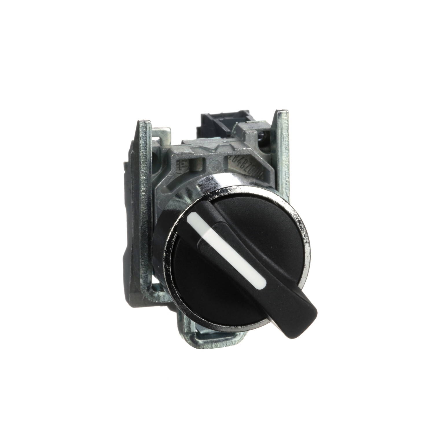 Harmony XB4 – bouton tournant manette – Ø22 – 2 pos fix – noir – 1F – vis étrier