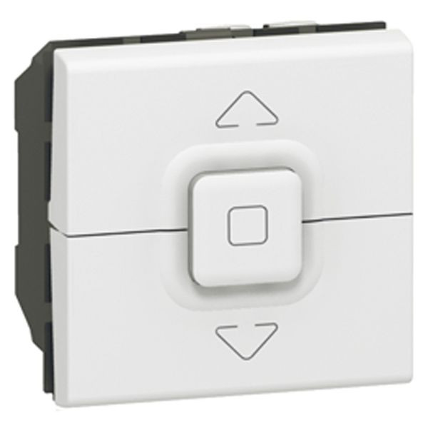 Interrupteur de volets roulants 500W maximum Mosaic 2 modules – blanc