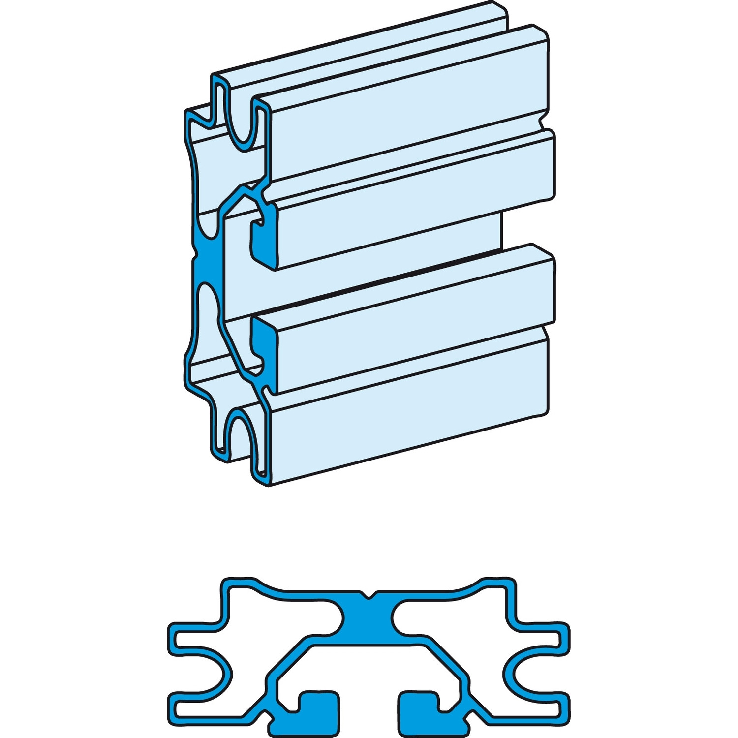 Linergy LGYE – Profil JdB horizontal – 630A