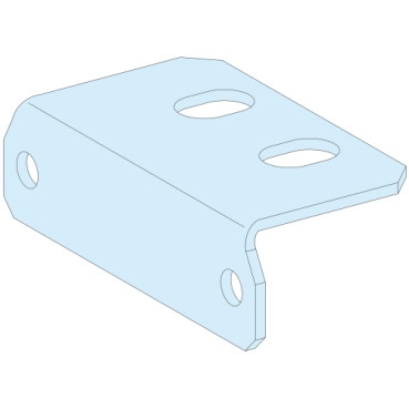 Linergy TB, support, pour barre de mise à la terre, horizontal, Linergy BS (2 pièces) – LVS04667