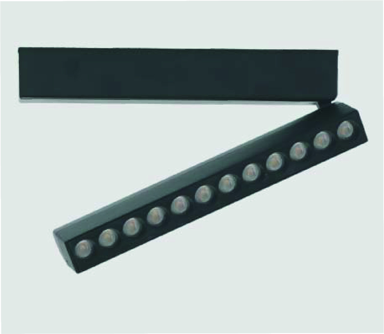 Lumière pliante grille SMD réglable magnétique – 12W – L230xl26xH80mm – MG06
