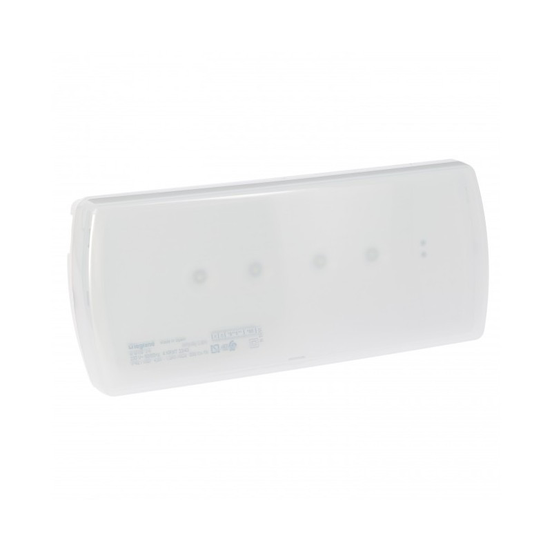 Luminaire d’urgence LED standard – Permanents / Non permanents (P/NP) – 350 lumens – Autonomie 1 heure – LED – Batterie Ni-Cd