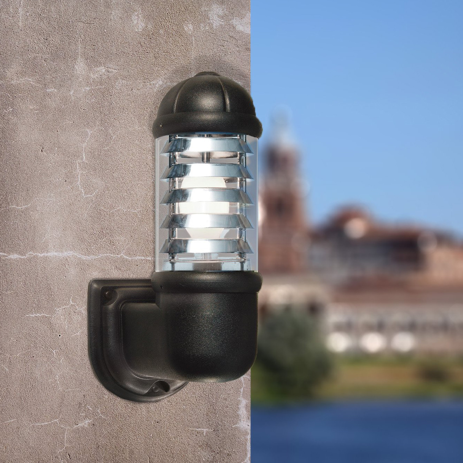 Mirella Noir E27 Deflecteur Resine