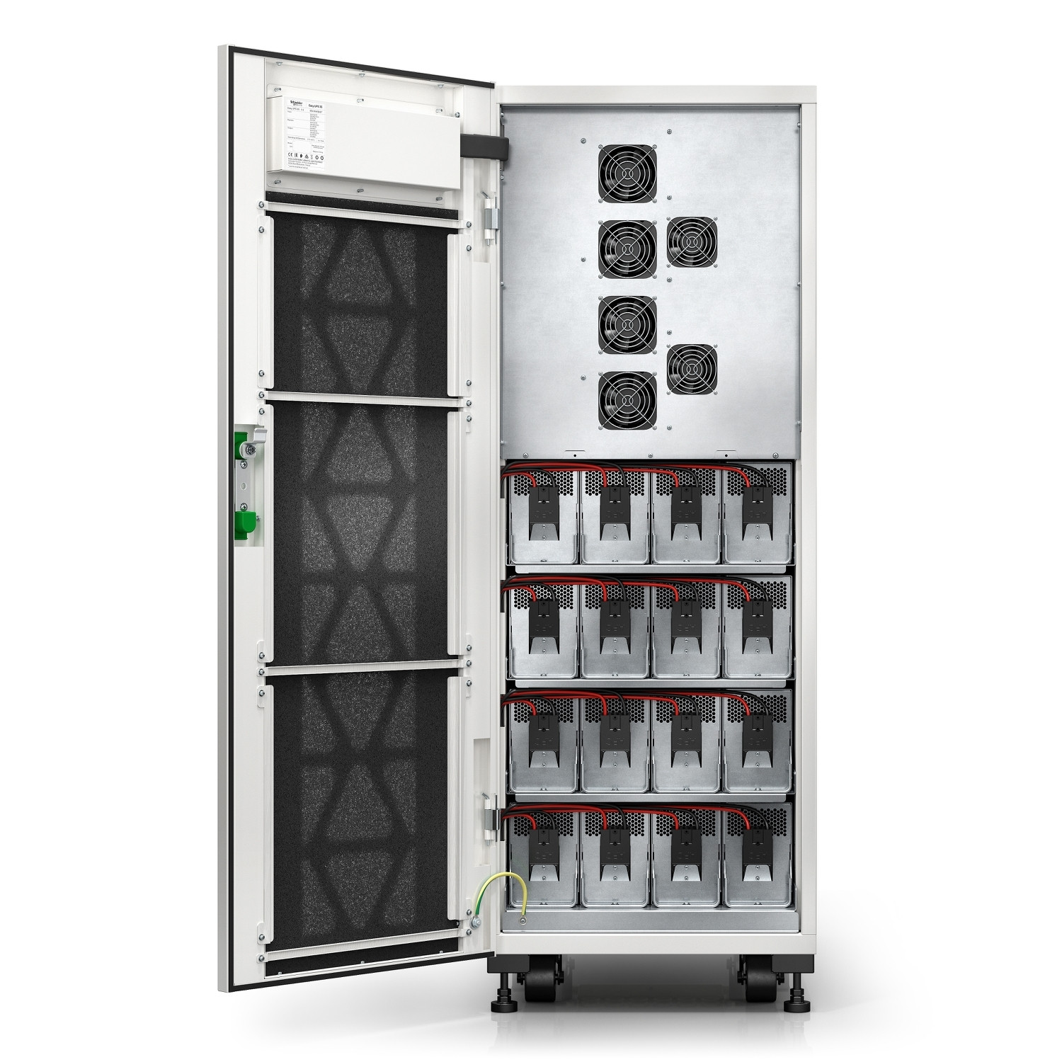 Onduleur 30 kVA 400V 3:3 UPS Easy 3S, 2 batteries modulaires internes 7Ah, extensibles à 4