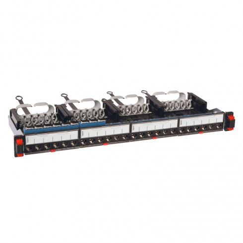 Panneau De Brassage Droit 19pouces 1U LCS³ Catégorie6 Équipé De 24 Connecteurs RJ45 FTP
