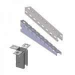Pendard En Rail 41×41 Cranté Perforé