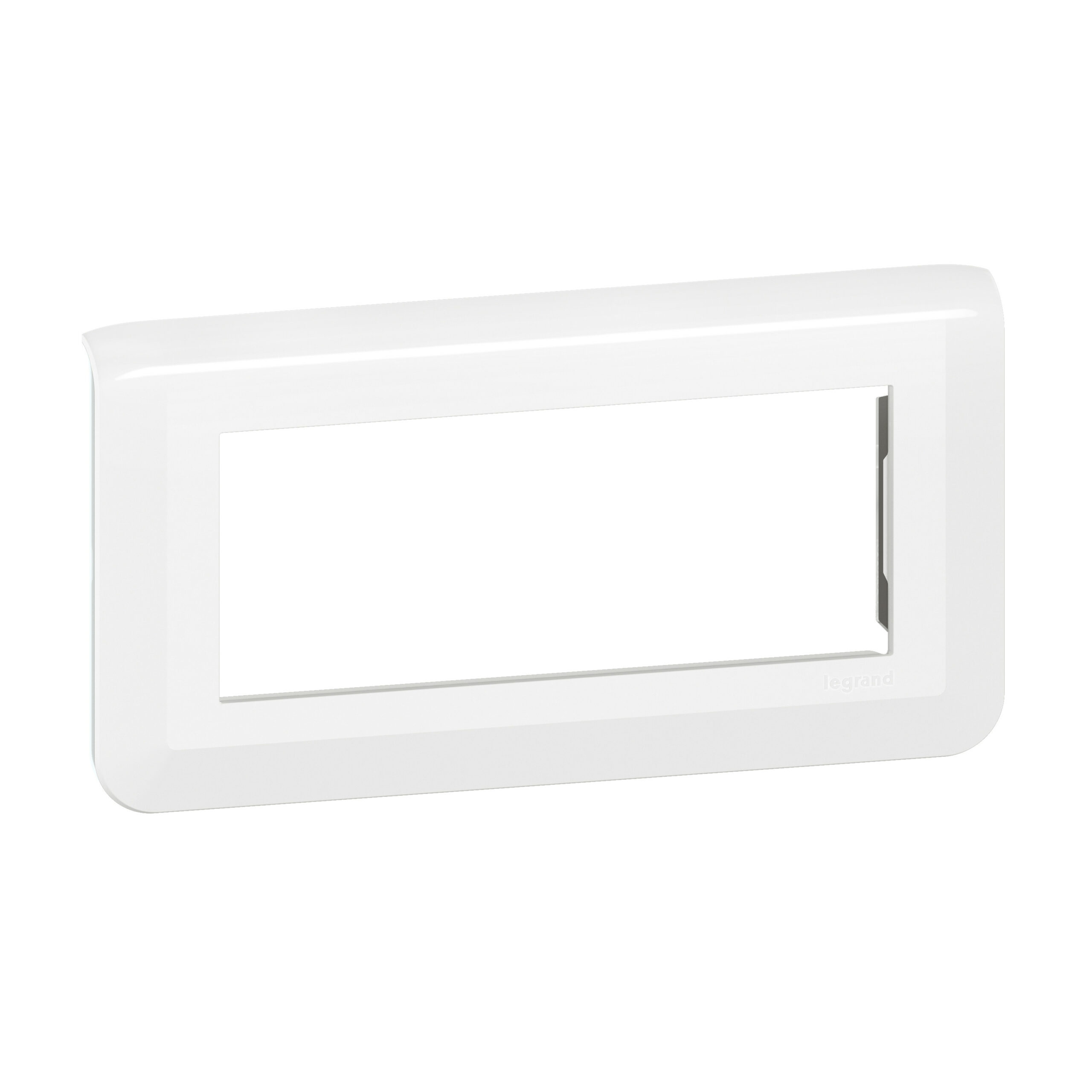 Mosaic Plaque de finition 1 module 1 poste Blanc