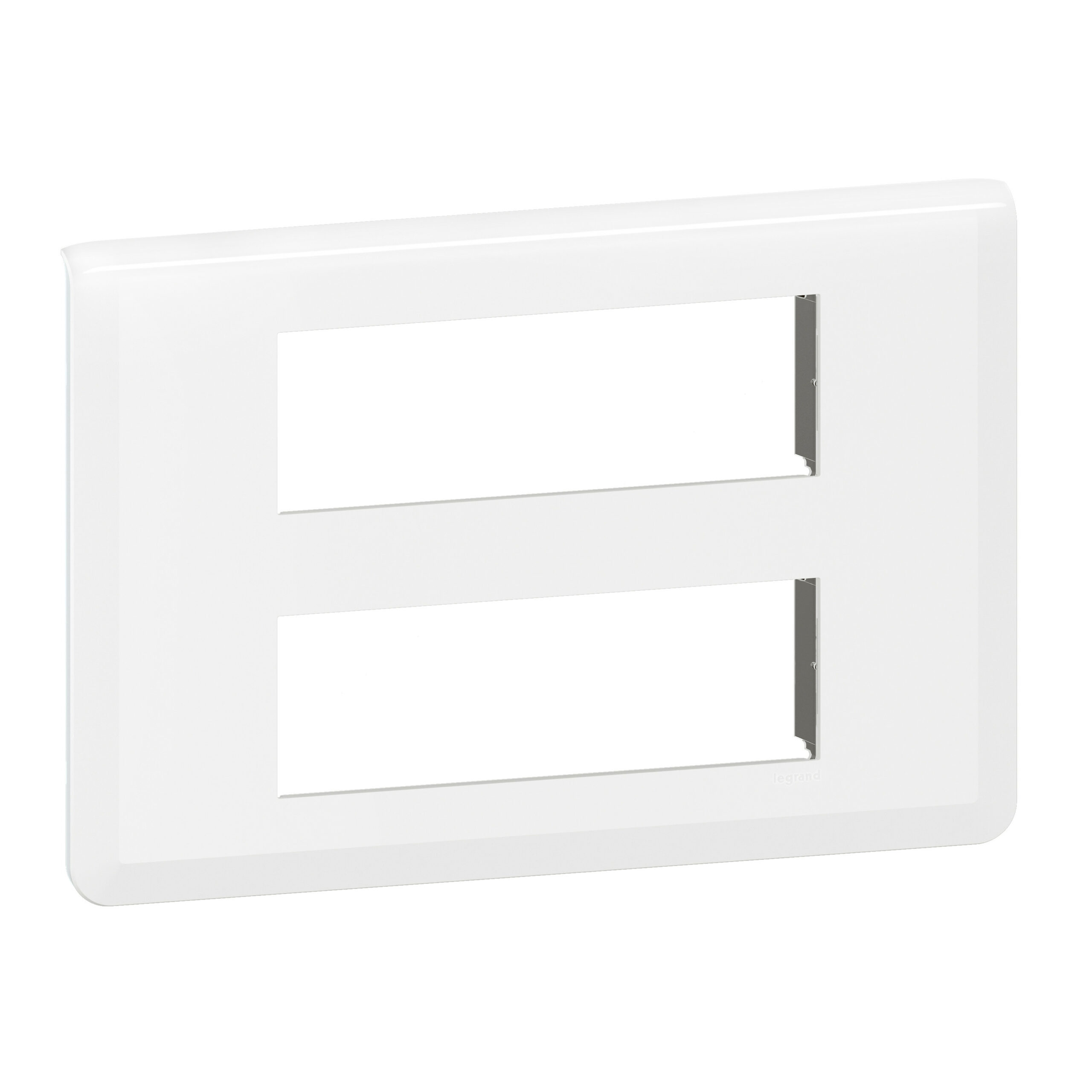 Plaque de finition Mosaic pour 2×6 modules blanc