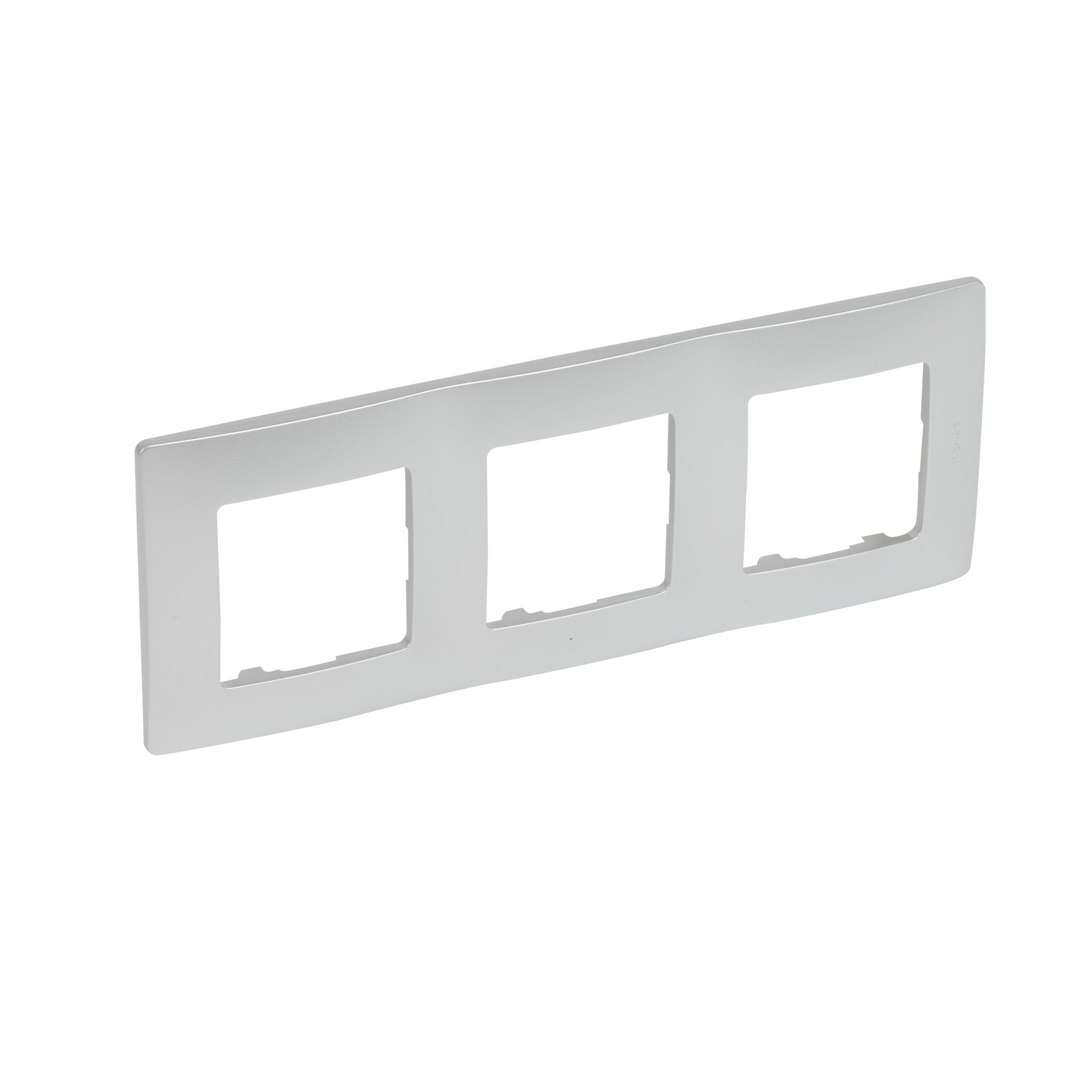 Plaque Niloé 3 postes – aluminium – fixation a clipser – IK04