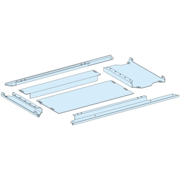 Plaque passe-câbles pleine IP30 – L650+150 P400 – LVS08497