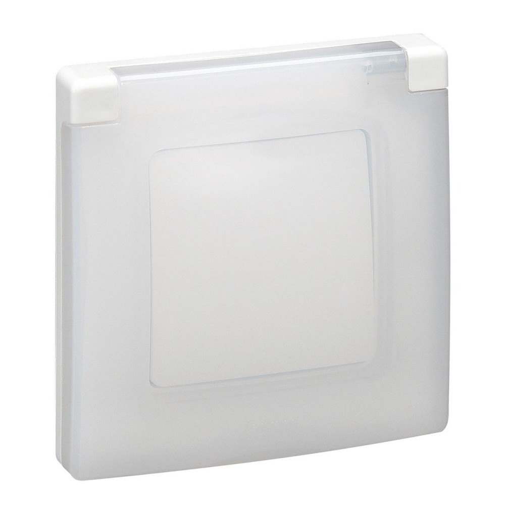 Plaques 1 poste Niloé – IP44 – IK07 – finition Pur