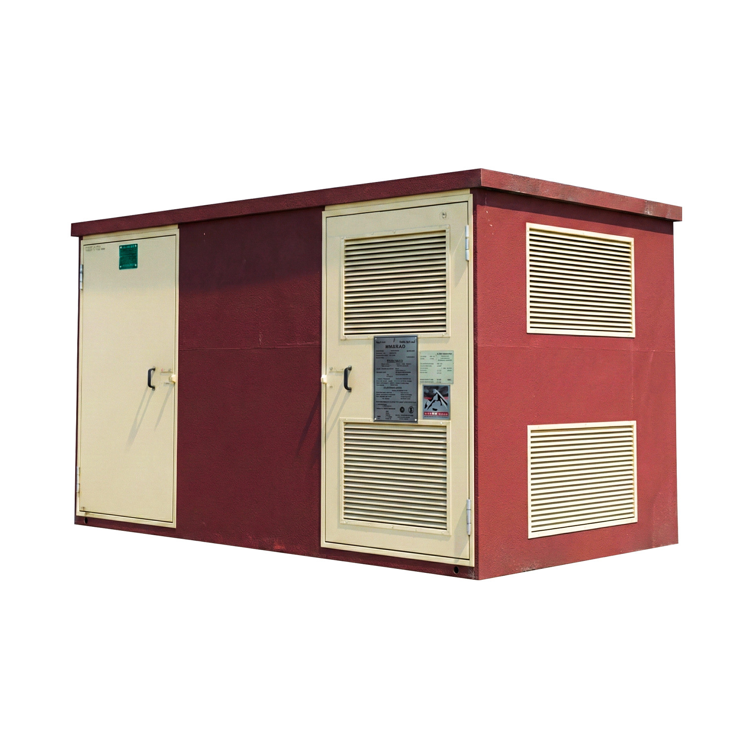 Poste de distribution préfabriqué HTA/BT 250kVA – 33kV Contient Cellule + Transformateur + Tableau BT & Accessoires