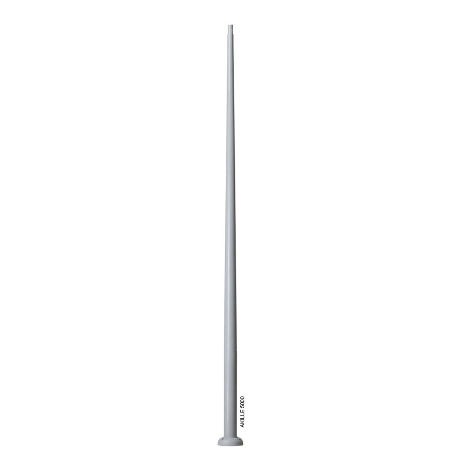 Poteau Akille 5000 Gris avec porte