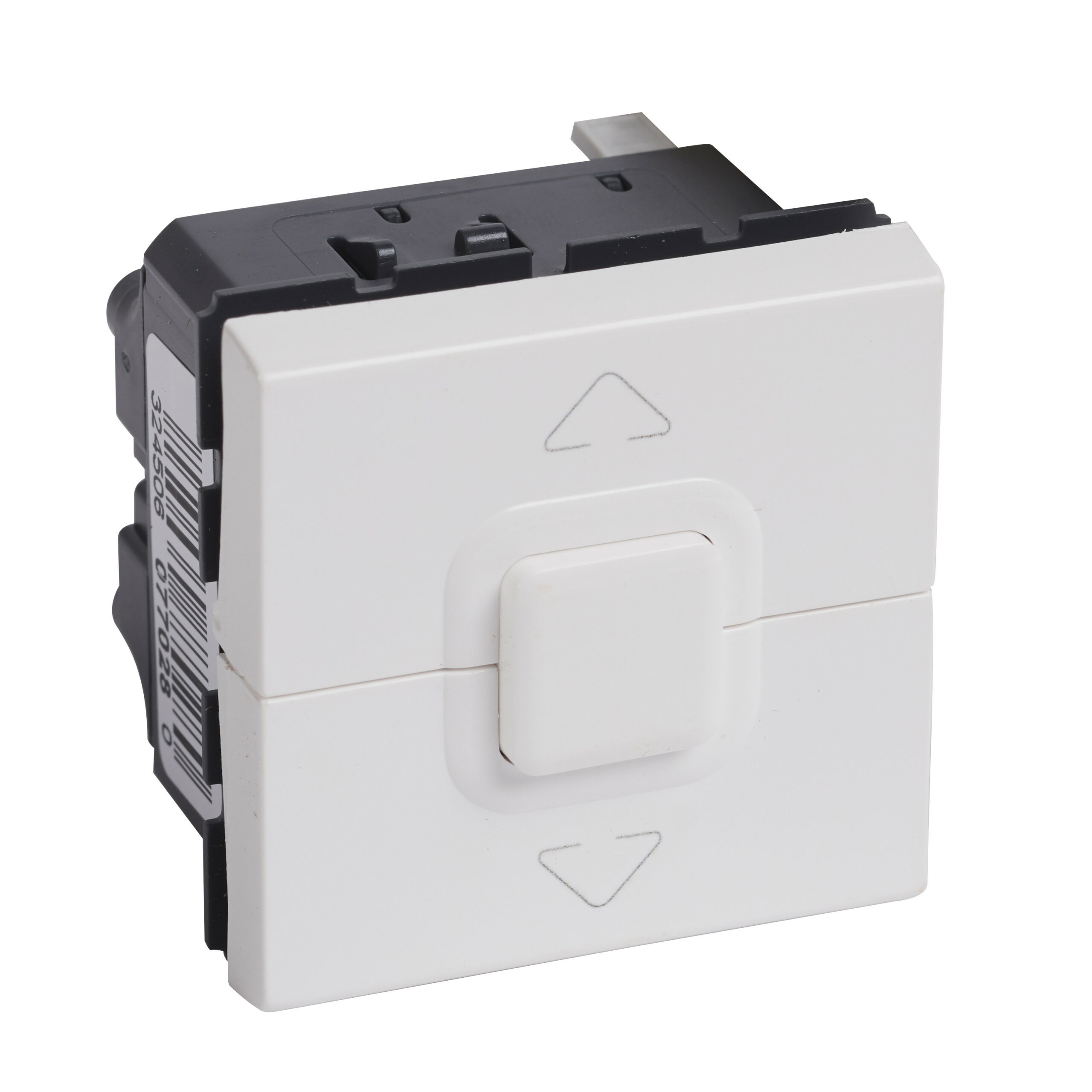 Poussoir 500W maximum Mosaic pour 1 ou plusieurs volets roulants – blanc